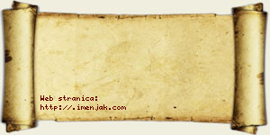 Janko Sorak vizit kartica